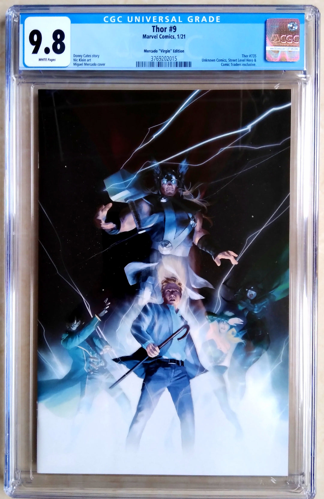 Thor 5 Del Otto virgin variant 9.8 with Thor deals CGC label.